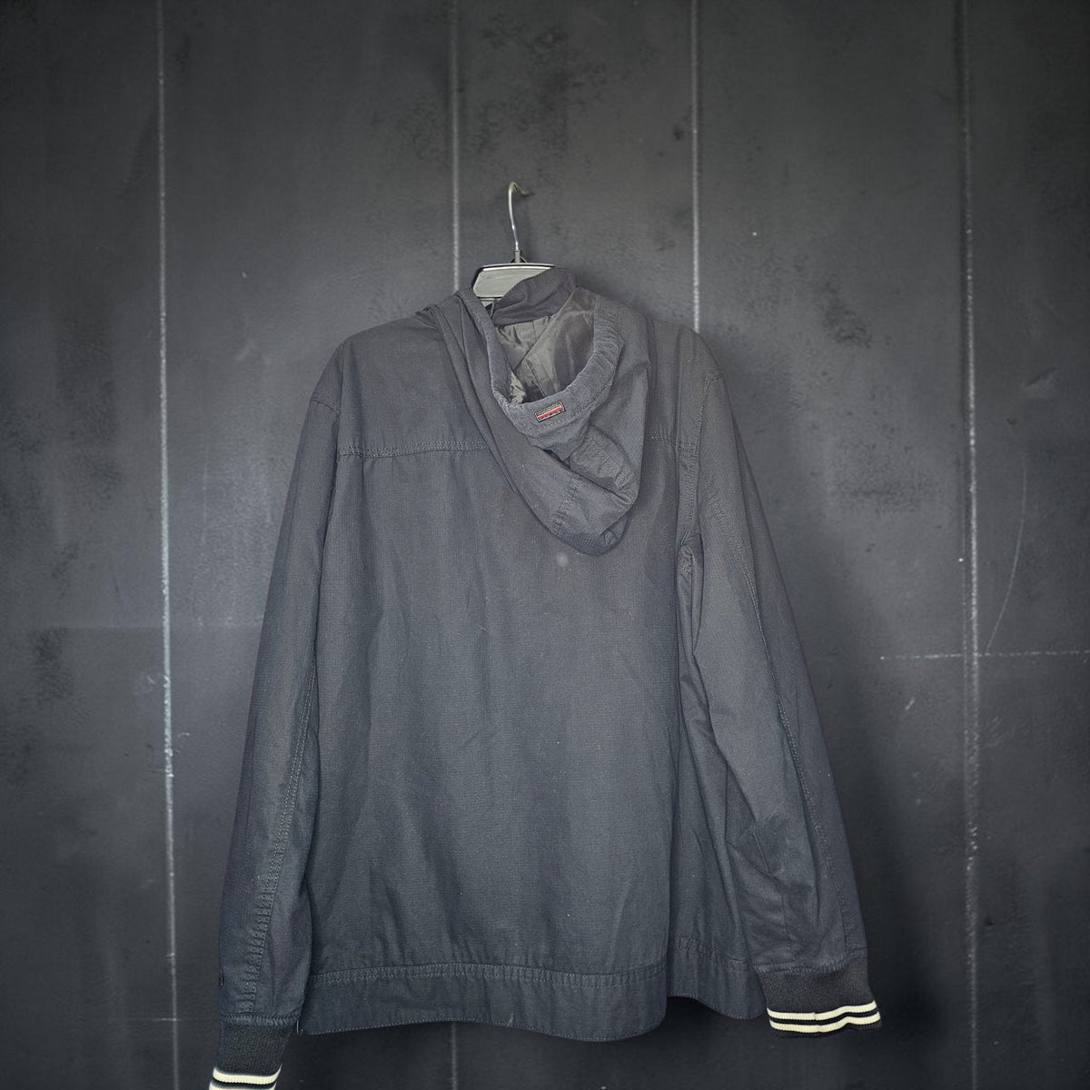 Fubu Intl undisputed black hoodez zipup track jacket
