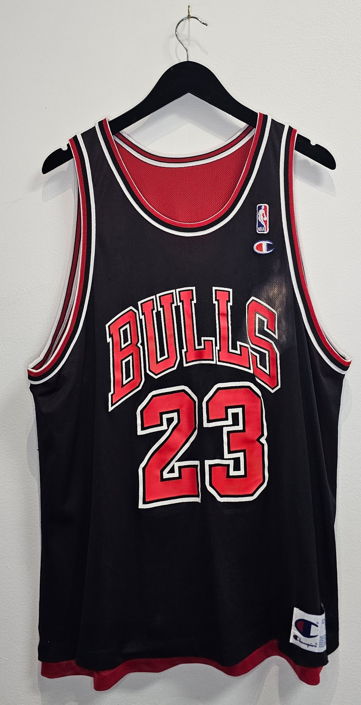 Vintage 90s Champion Reversible NBA Chicago Bulls Michael Jordan #23 Basketball Jersey