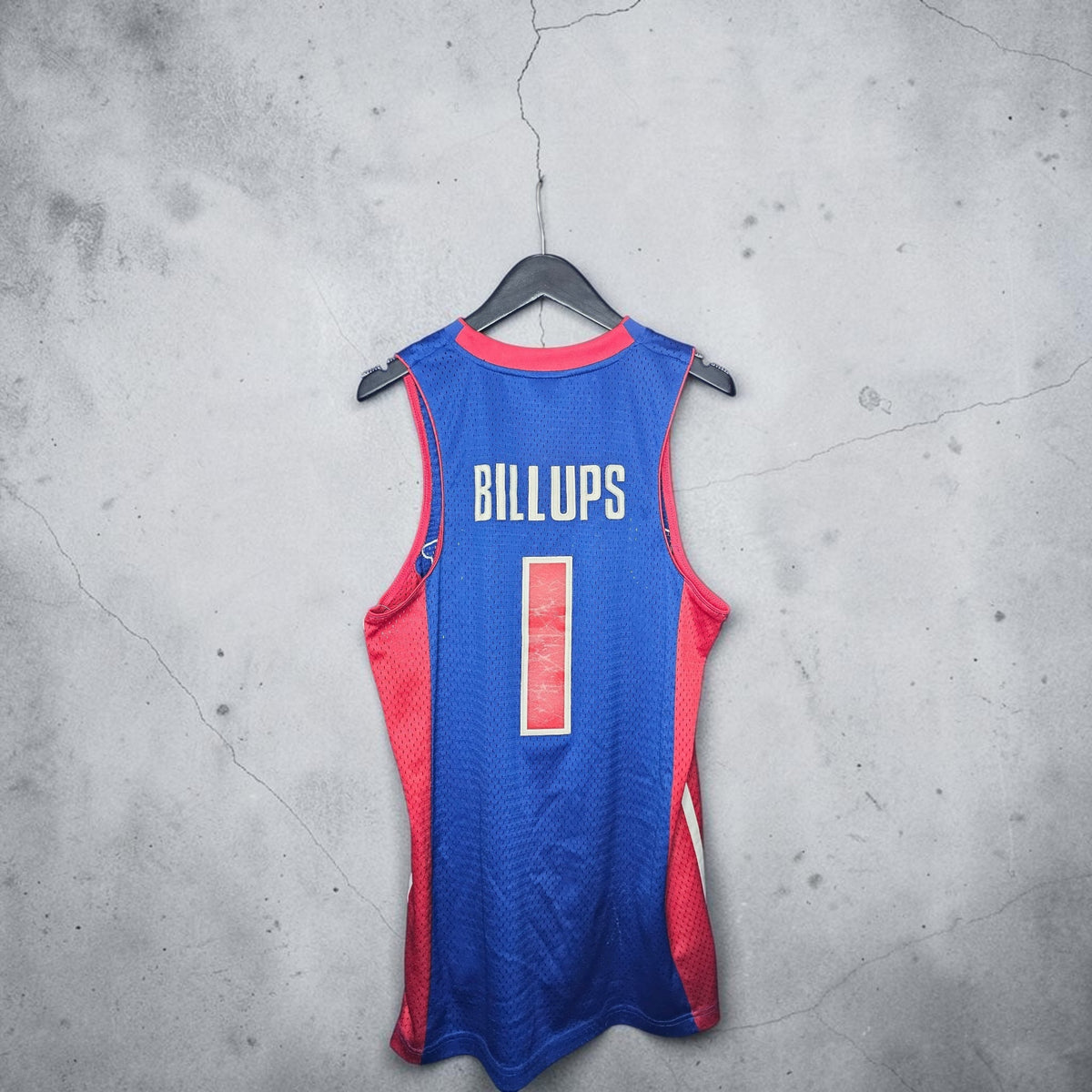Vintage Adidas NBA Detroit Pistons Chauncey Billups Basketball jersey