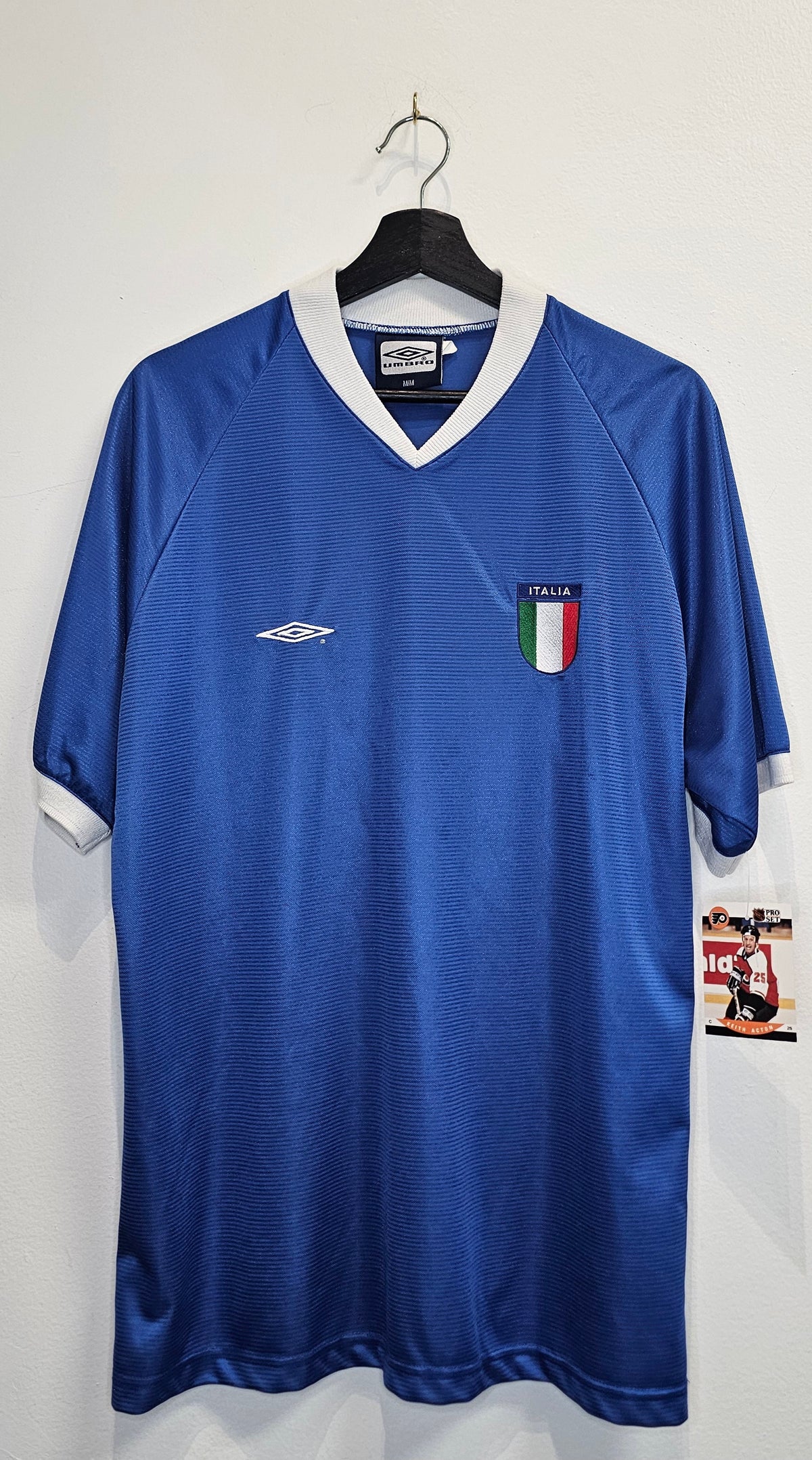 Vintage Umbro Italy home football jersey
