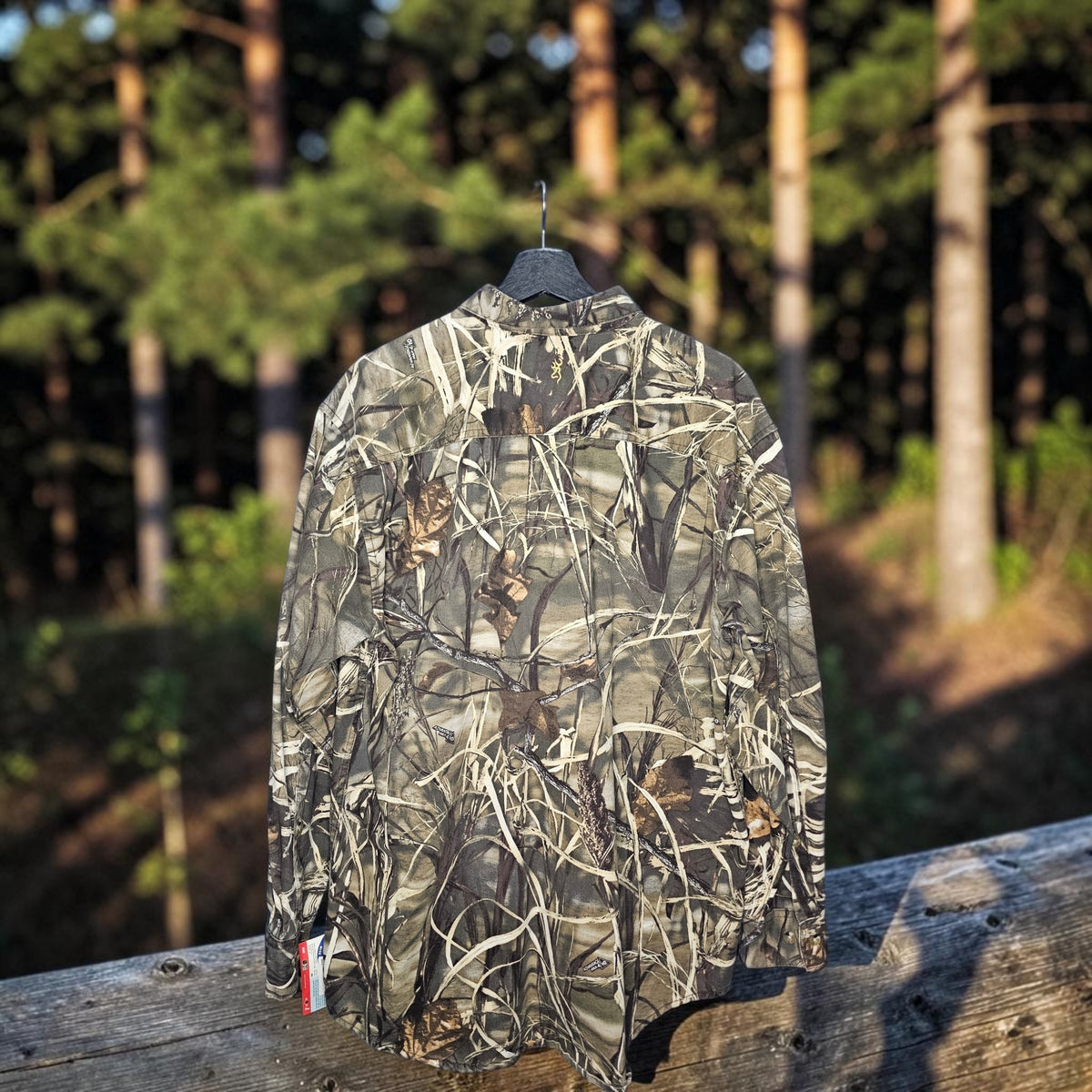 Browning realtree buttons polo down longsleeve