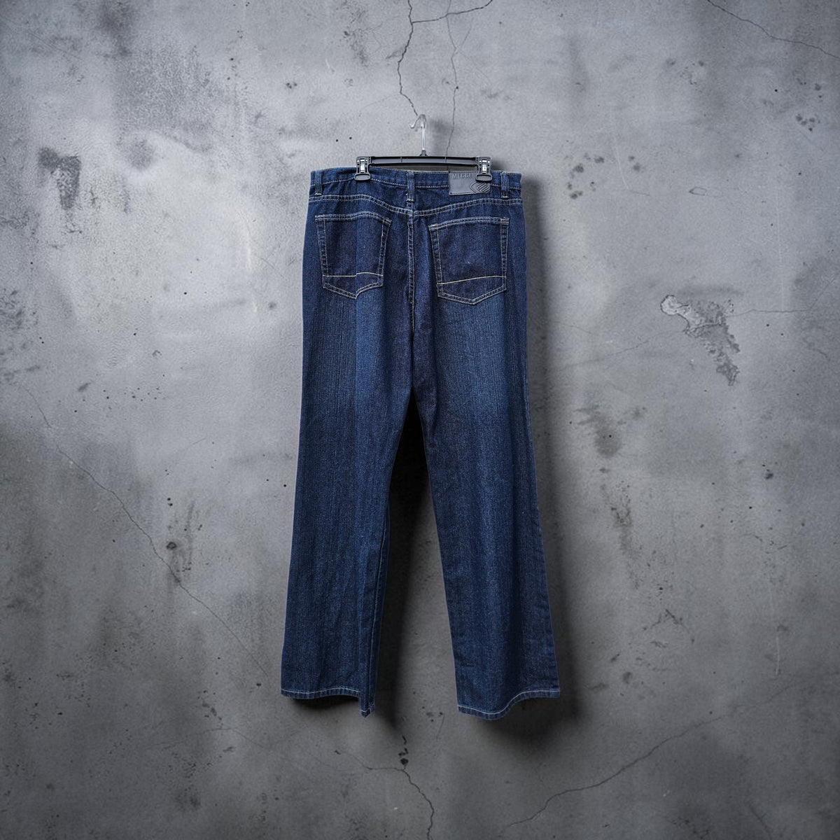 Y2k Mecca jeans dark blue denim pants