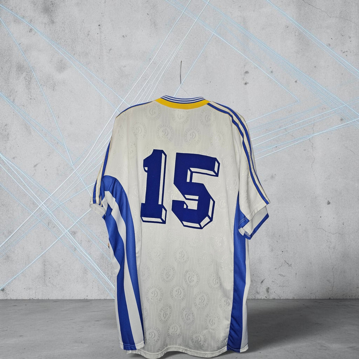 Vintage Adidas 98-99' Dynamo Kyiv home soccer jersey kit