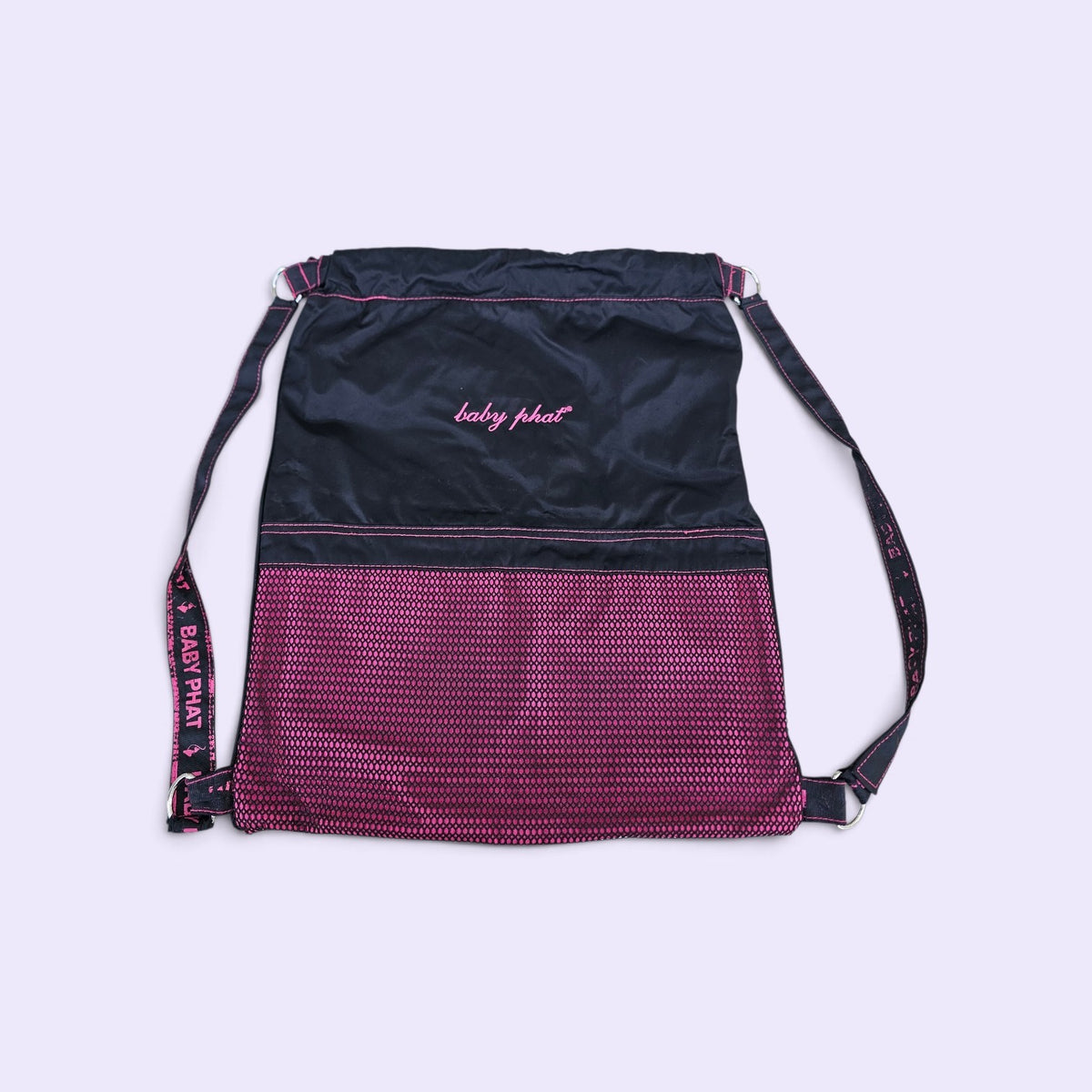 Y2k Baby phat drawstring backpack