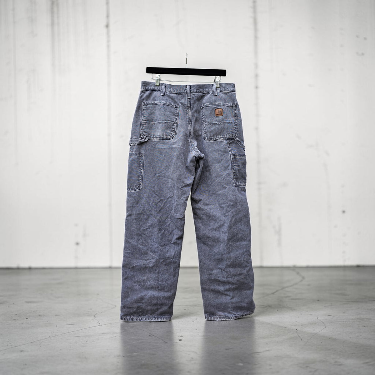 Carhartt washed grey original dungaree fit cargo pants