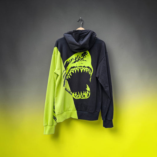 6ix9ine merch tattletales neon green black graphic hoodie