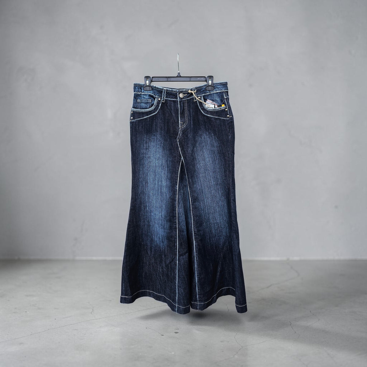 Y2K Shortys dark denim long skirt
