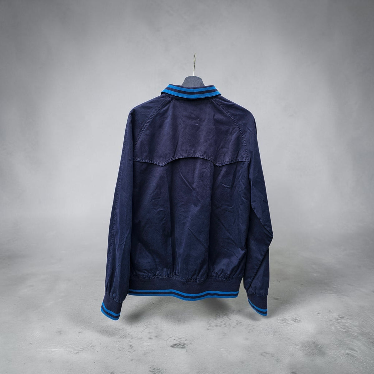 Fred Perry navy blue harrington zipup jacket
