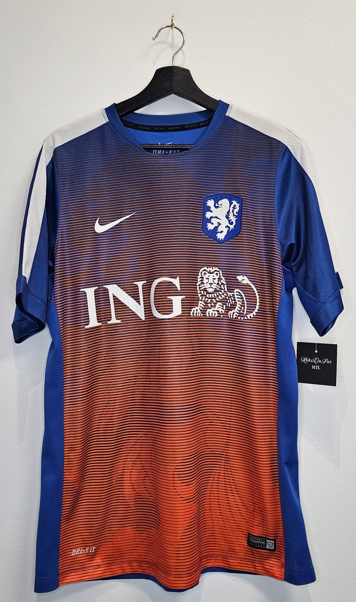 Nike Netherlands 14-15' squad pre match football training jersey
