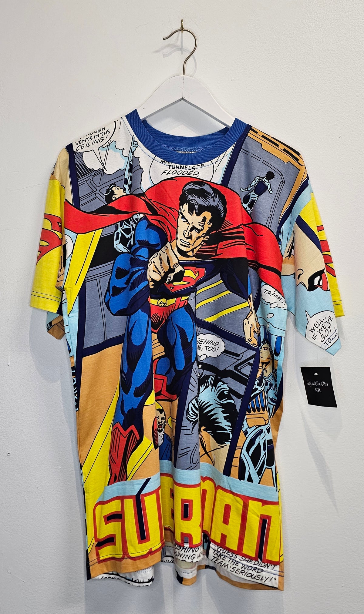 Vintage Toni & Guy Superman Comics AOP Graphic Tshirt