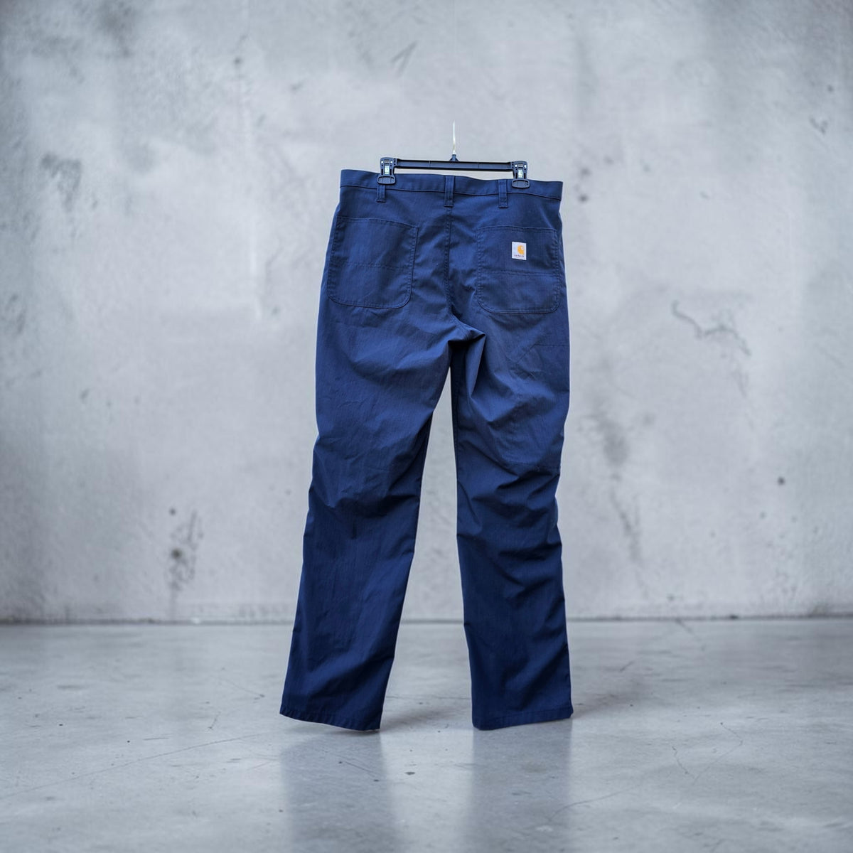 Carhartt relaxed fit large back utility pockets navy pants