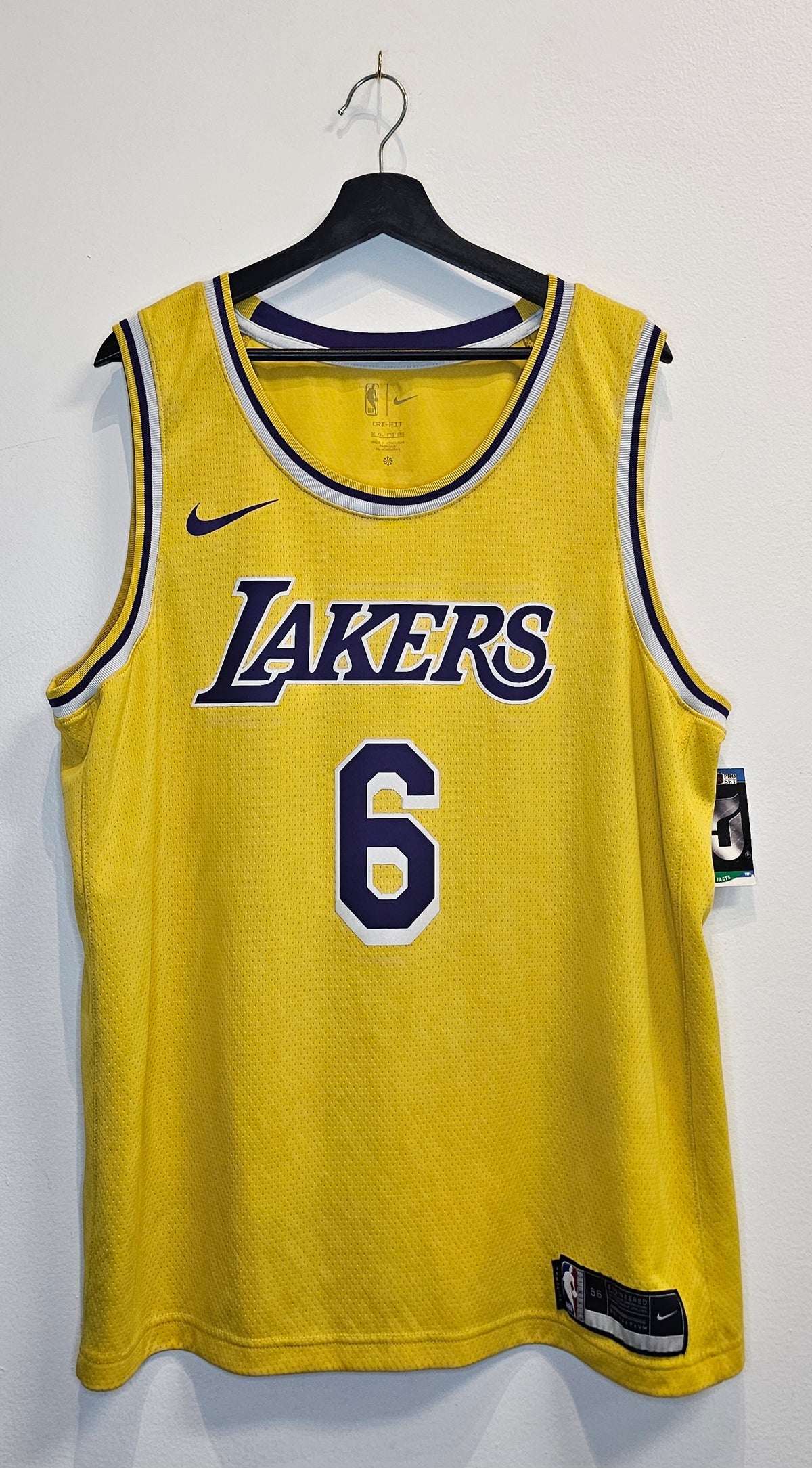 Nike drifit swingman NBA Los Angeles Lakers Lebron James #6 Basketball jersey
