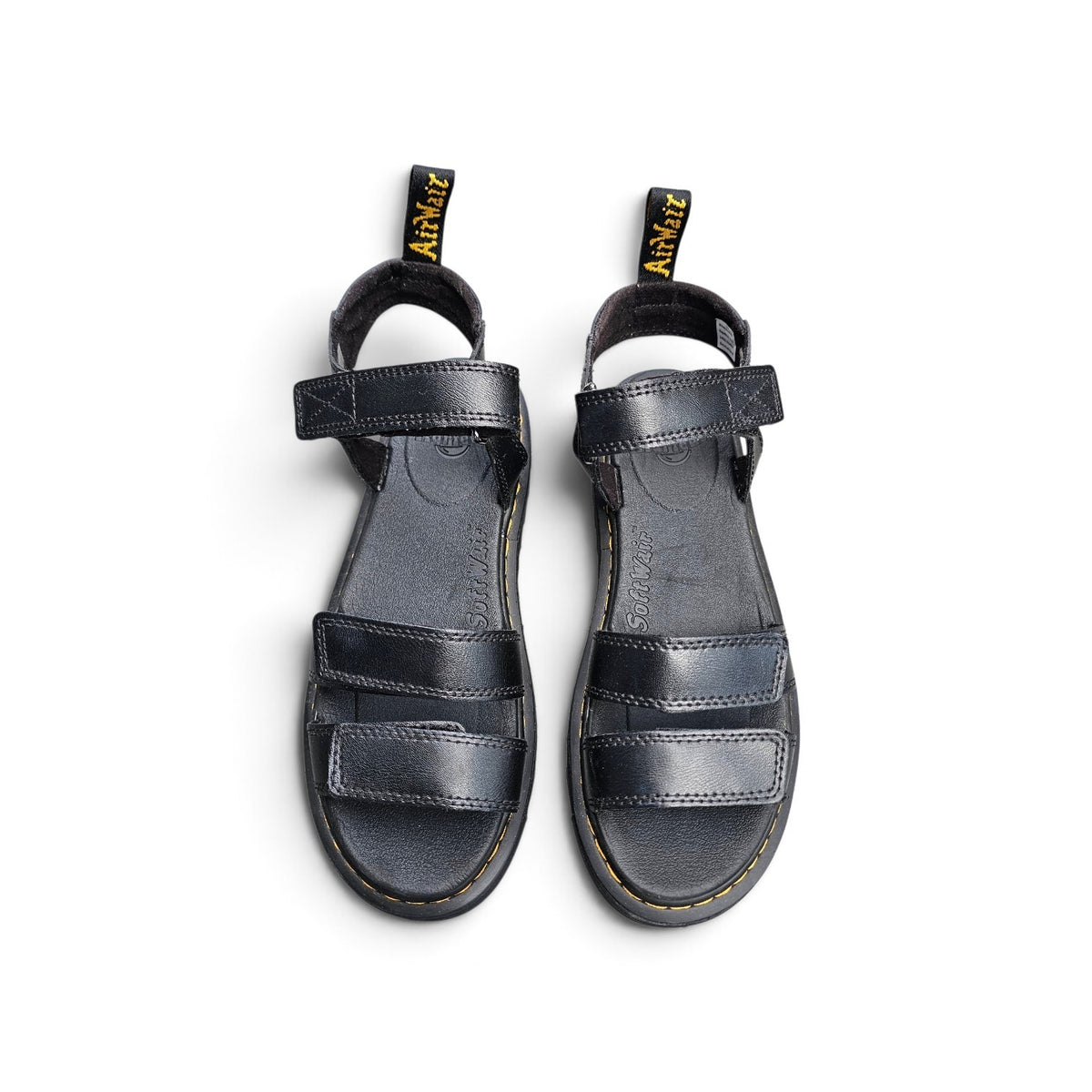 Dr Martens Klaire Y black leather strap sandal
