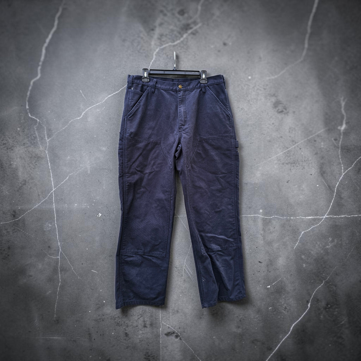 Dakot navy double knee workwear denim pants