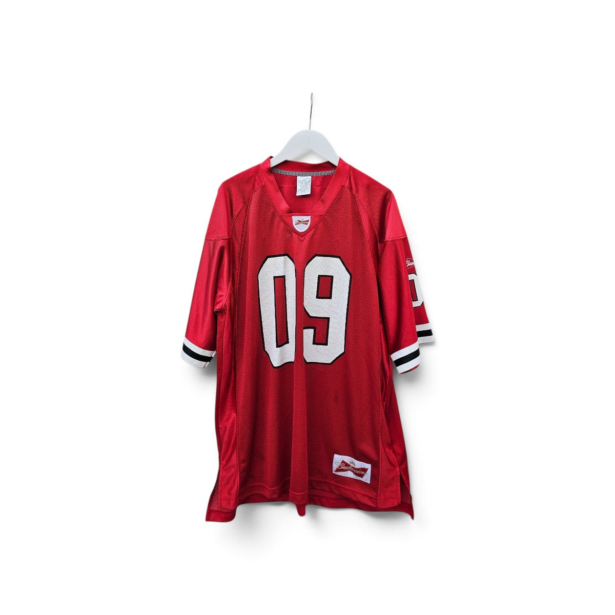Budweiser promo football jersey