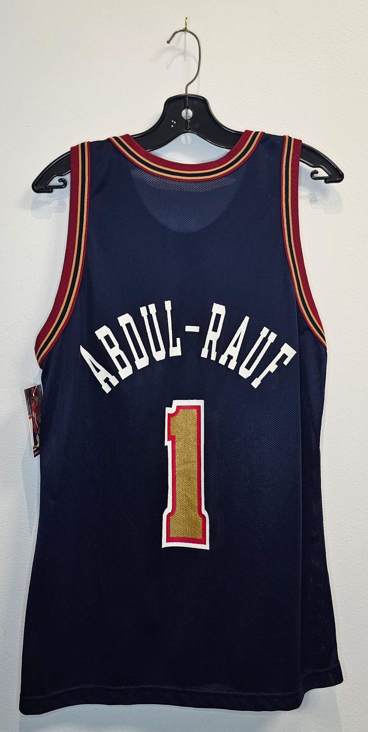 Vintage 90s Champion NBA Denver Nuggets Abdul Rauf basketball jersey