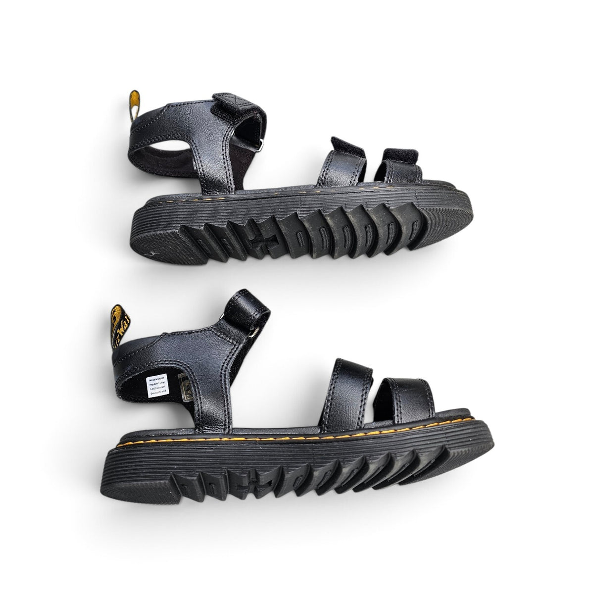 Dr Martens Klaire Y black leather strap sandal