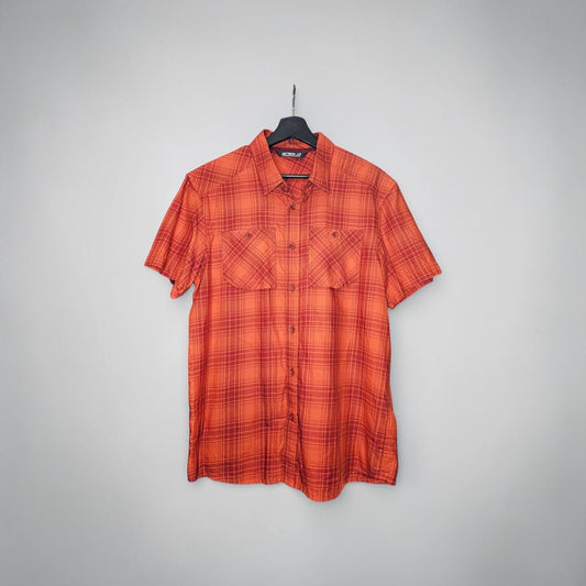Arcteryx mens tranzat ss orange shirt