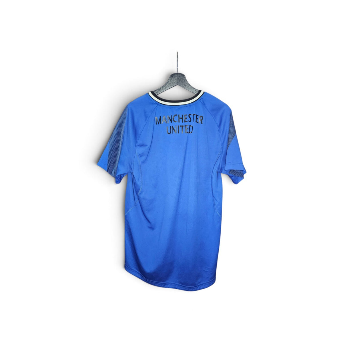 Manchester United modern blue soccer jersey