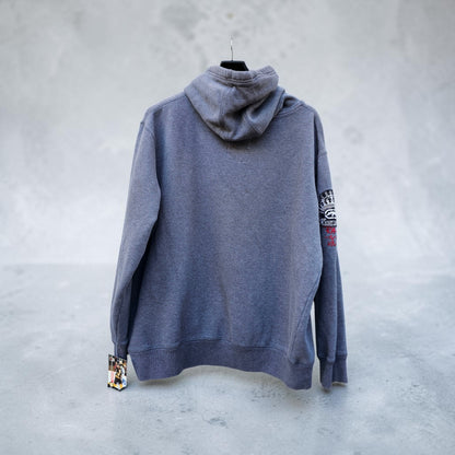 Y2K Ecko Unlmtd Rawthentic Rhinestone grey pullover hoodie