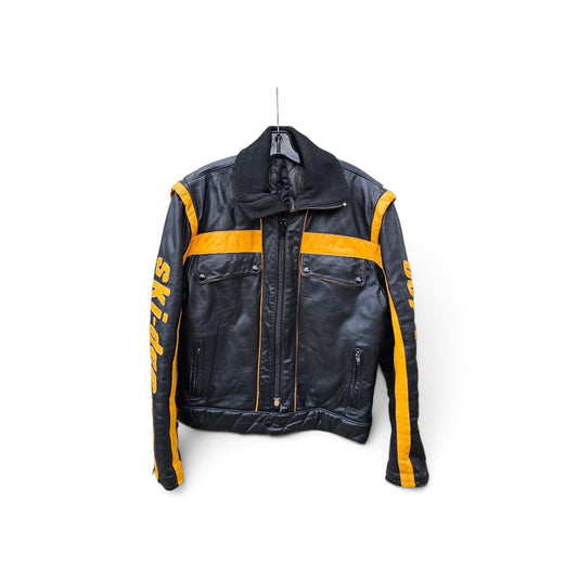 Vintage Ski 🎿 Doo Two tone leather jacket