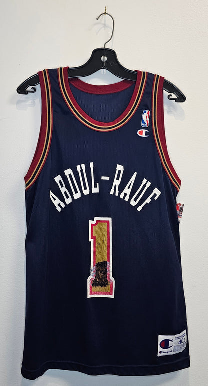 Vintage 90s Champion NBA Denver Nuggets Abdul Rauf basketball jersey