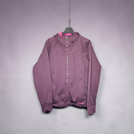 Womens Patagonia slopestyle deep plum zipup hoodie
