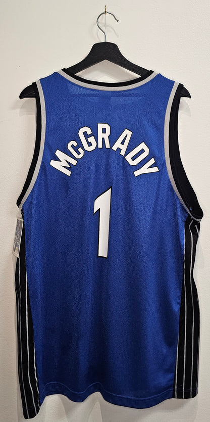 Vintage 90s Champion NBA Orlando Magic Tracy McGrady #1 Basketball Jersey