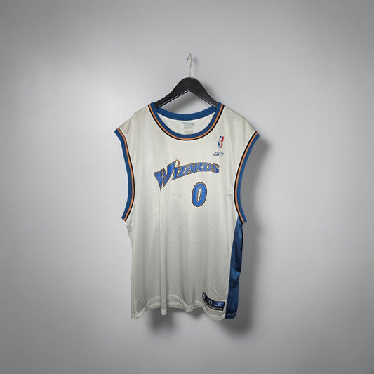 Vintage Reebok NBA Wizards Washington Gilbert Arenas Basketball Jersey