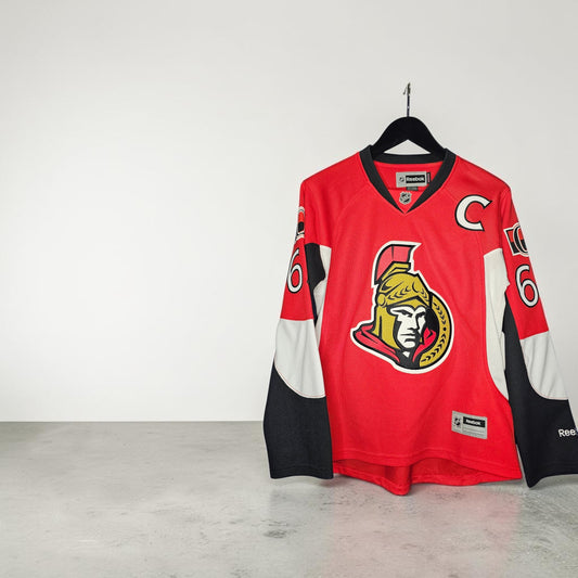 Womens Reebok NHL Ottawa Senators 15' Erik karlsson hockey jersey
