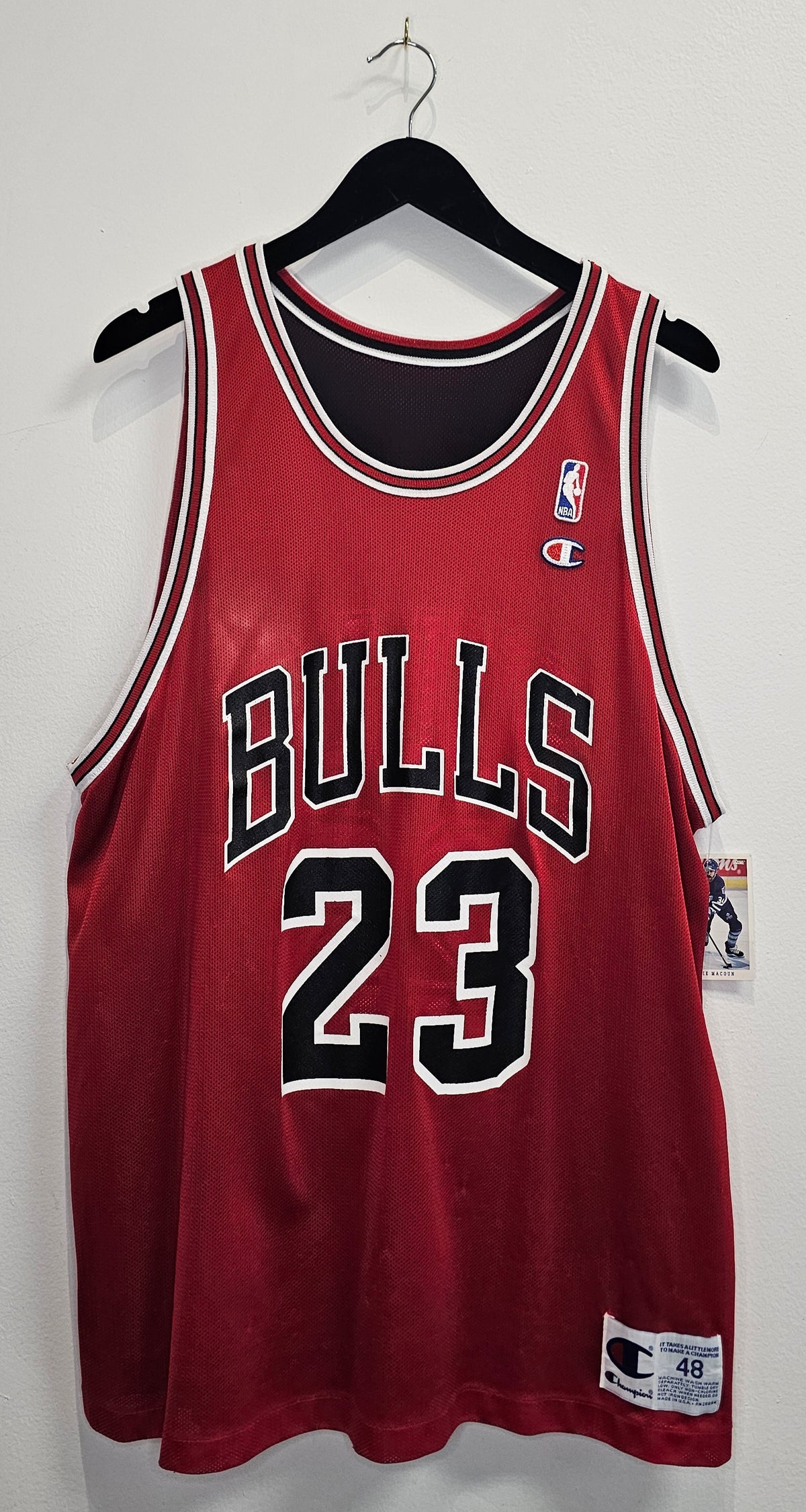 Vintage 90s Champion Reversible NBA Chicago Bulls Michael Jordan #23 Basketball Jersey