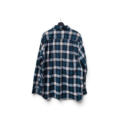 Carhartt Rugged flex relaxed fit viridian green plaid button-up longsleeve