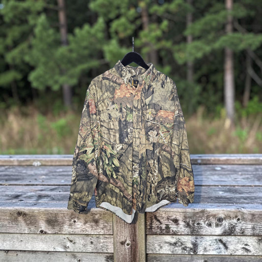 Browning Mossy oak realtree buttons down polo longsleeve