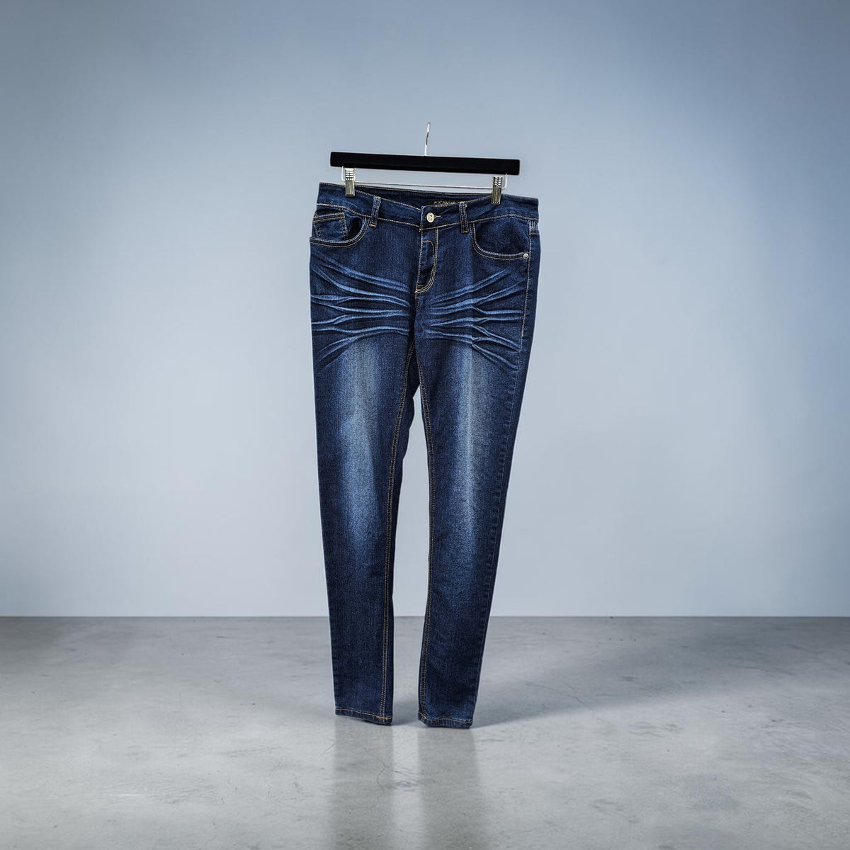 Womens Y2K Rocawear dark blue skinny jeans denim pants