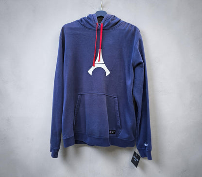 Y2K PSG logo navy pullover hoodie