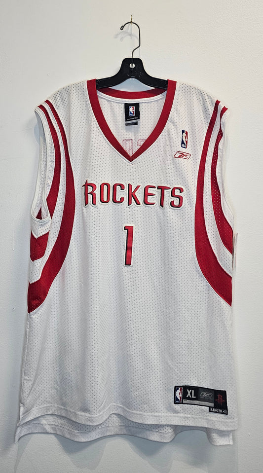 Vintage Reebok NBA Houston Rockets Tracy McGrady #1 basketball jersey