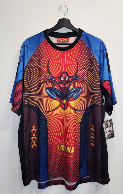 Vintage 03' Marvel comics Spiderman AOP Jersey tshirt