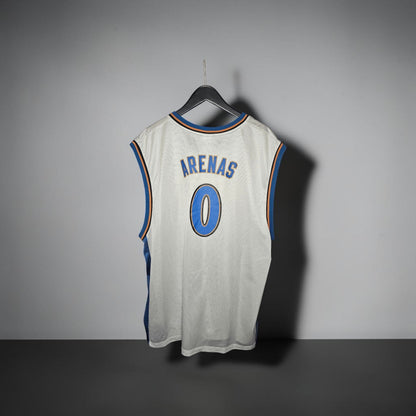 Vintage Reebok NBA Wizards Washington Gilbert Arenas Basketball Jersey
