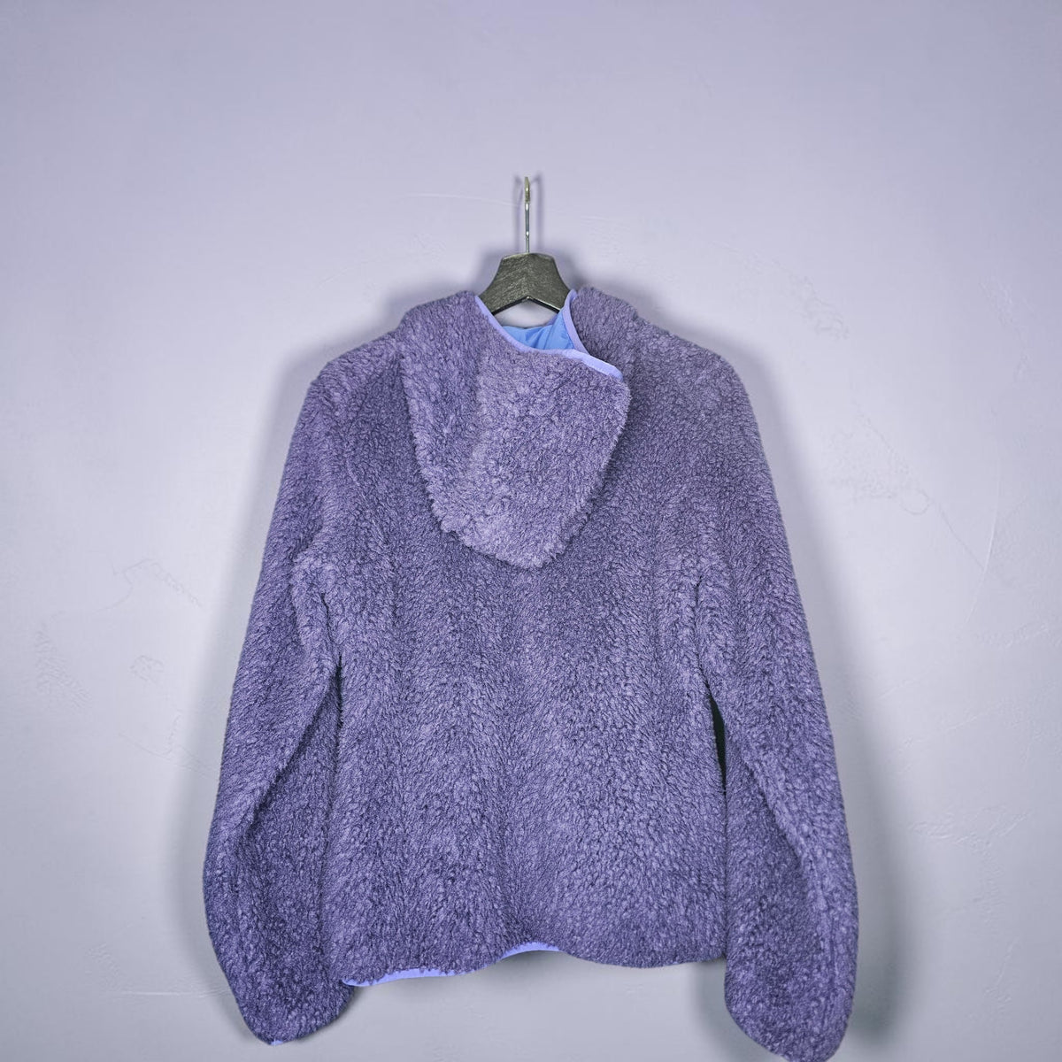 Womens Patagonia purple retro x deep pile zipup jacket