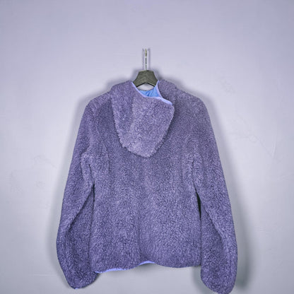 Womens Patagonia purple retro x deep pile zipup jacket