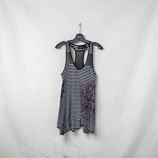 Womens Harley davidson striped racerback mesh dress