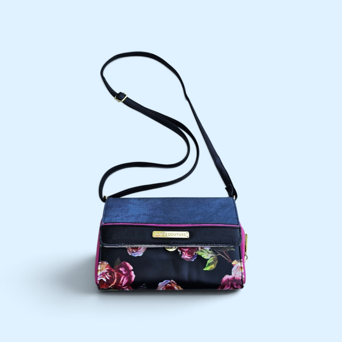 Juicy couture modern Floral print handbag
