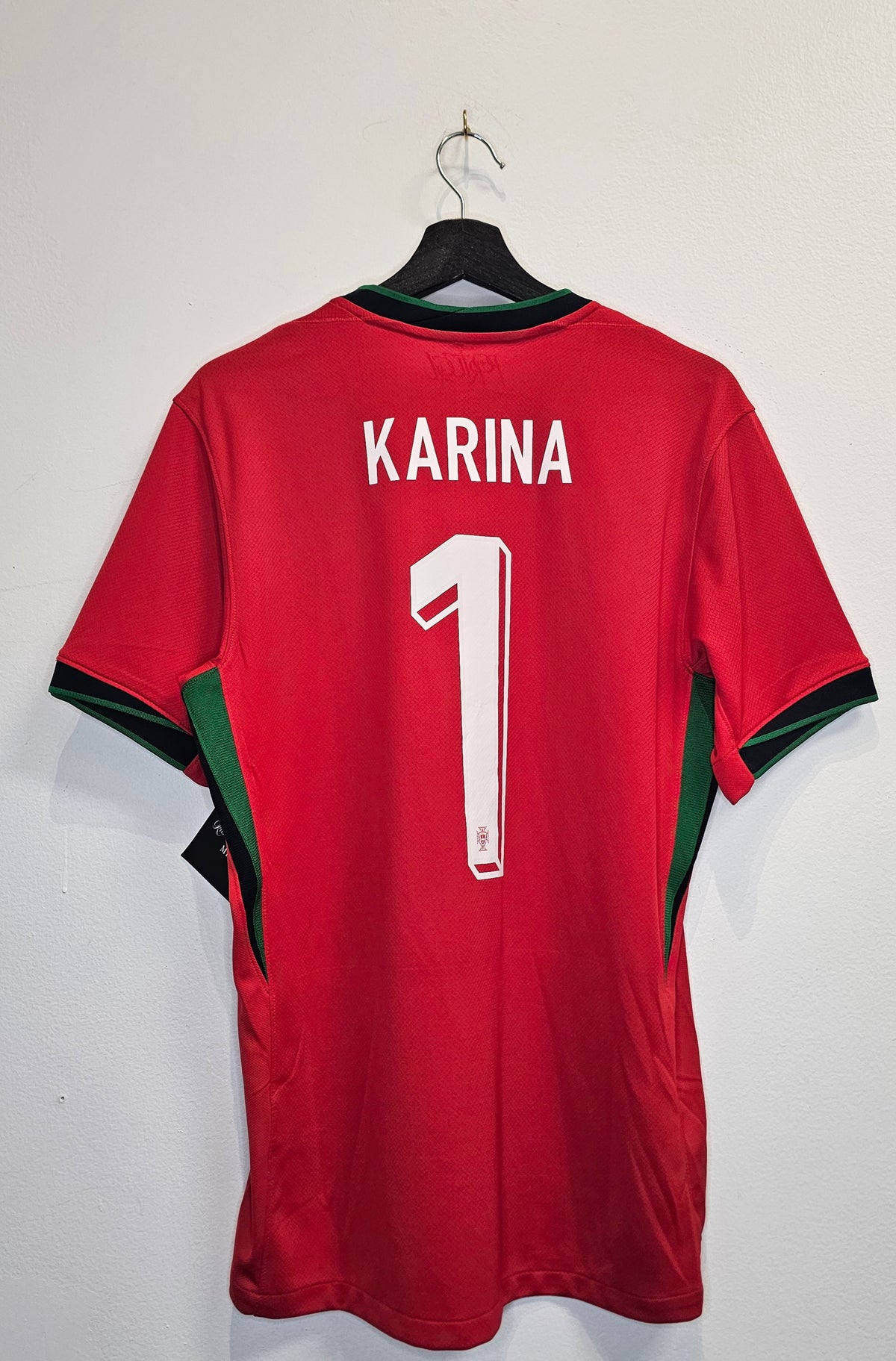 Nike Portugal custom karina soccer jersey