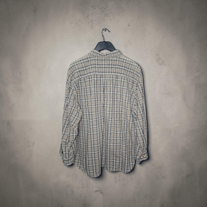 Carhartt grey black plaid longsleeve buttons down shirt