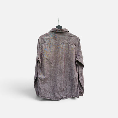 Carhartt burgundy Heather button up longsleeve