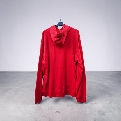 Fubu classic logo modern red pullover hoodie