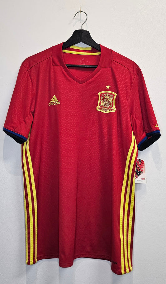 Adidas Climacool Spain 16/17 home soccer jersey