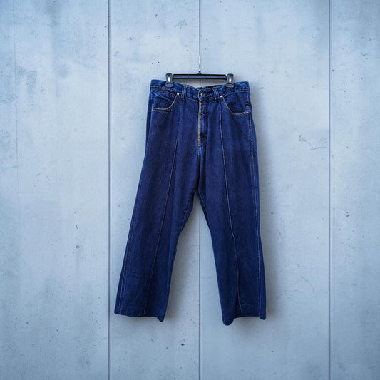 Y2K Fubu The collection Circa XCII dark wash distinct front leg seam denim pants