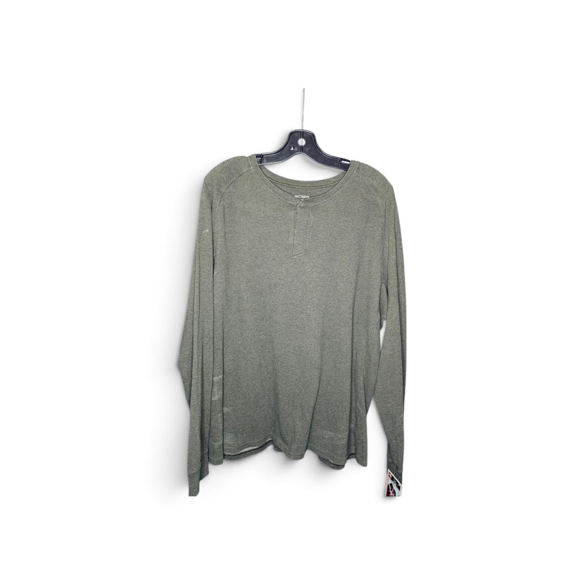 Arcteryx mens dark olive Sirrus LS henley longsleeve