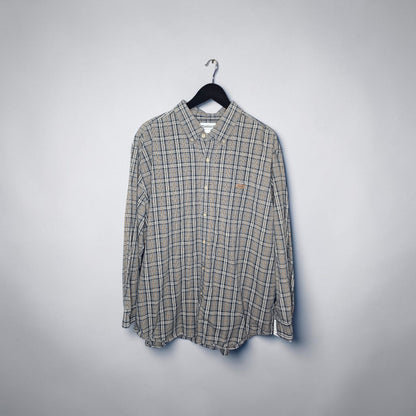Carhartt grey black plaid longsleeve buttons down shirt